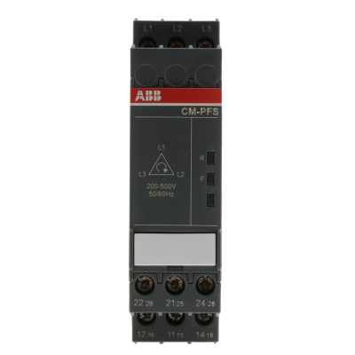 ABB Monitoring Relay 3 Phase DPDT DIN Rail Mount 720V AC CM-PFS 1SVR730824R9300 CM-PFS.S