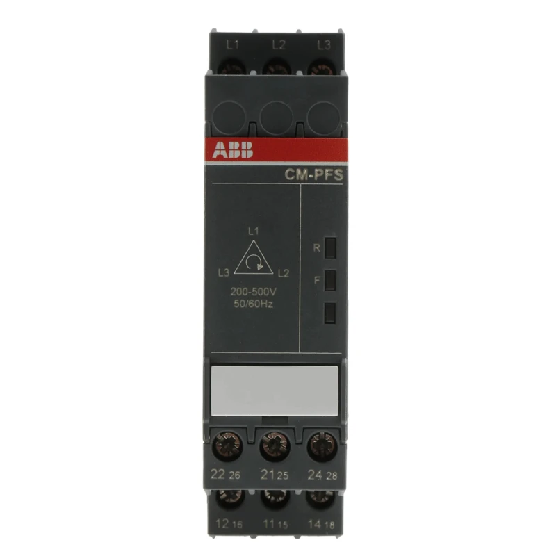 ABB Monitoring Relay 3 Phase DPDT DIN Rail Mount 720V AC CM-PFS 1SVR730824R9300 CM-PFS.S