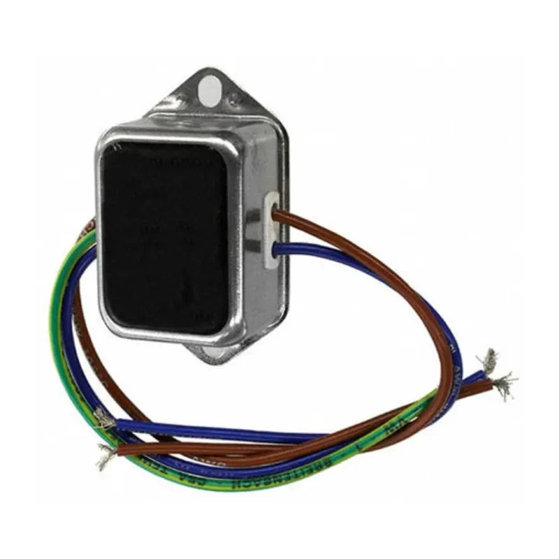 Schaffner Chassis Mount EMI Filter 1 A, 250 V ac/dc, 0Hz to 400 Hz, Wire Termination FN2010