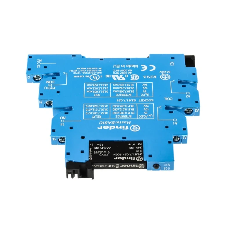 Finder Series 39 Solid State Interface Relay 400V AC DIN Rail Screw Mount 26.4V DC Control, 2A Load Current 39.10.7.024.9024