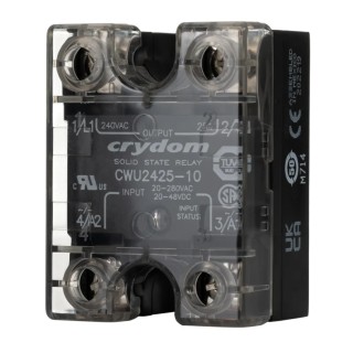 Crydom CW24 Series Solid State Relay Panel Mount 25 A Load 280 V ac Load 280 V ac Control