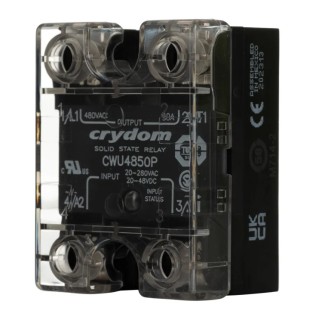 Crydom CW48 Series Solid State Relay 50 A Load Panel Mount 660 V AC Load 280 V AC Control CW48