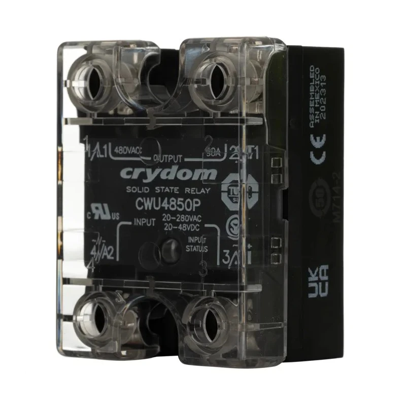 Crydom CW48 Series Solid State Relay 50 A Load Panel Mount 660 V AC Load 280 V AC Control CW48