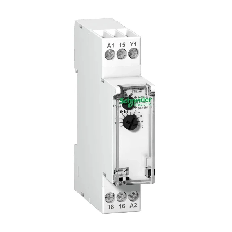 Schneider Electric IRTB Series DIN Rail Timer Relay, 1-Contact, 24 V dc 24V ac, 240 V ac, 0.1 to 360000 s, SPDT A9E16066