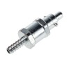 RS PRO Steel Pneumatic Quick Connect Coupling, 1/4 in Male G Thread, 6.35mm Hose Barb, Zinc Plated 776-8362