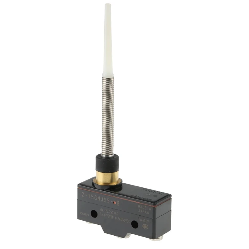 Omron Z Series Coil Spring Limit Switch SPDT Contact Configuration IP62 Thermosetting Resin Housing 500V AC 15A 