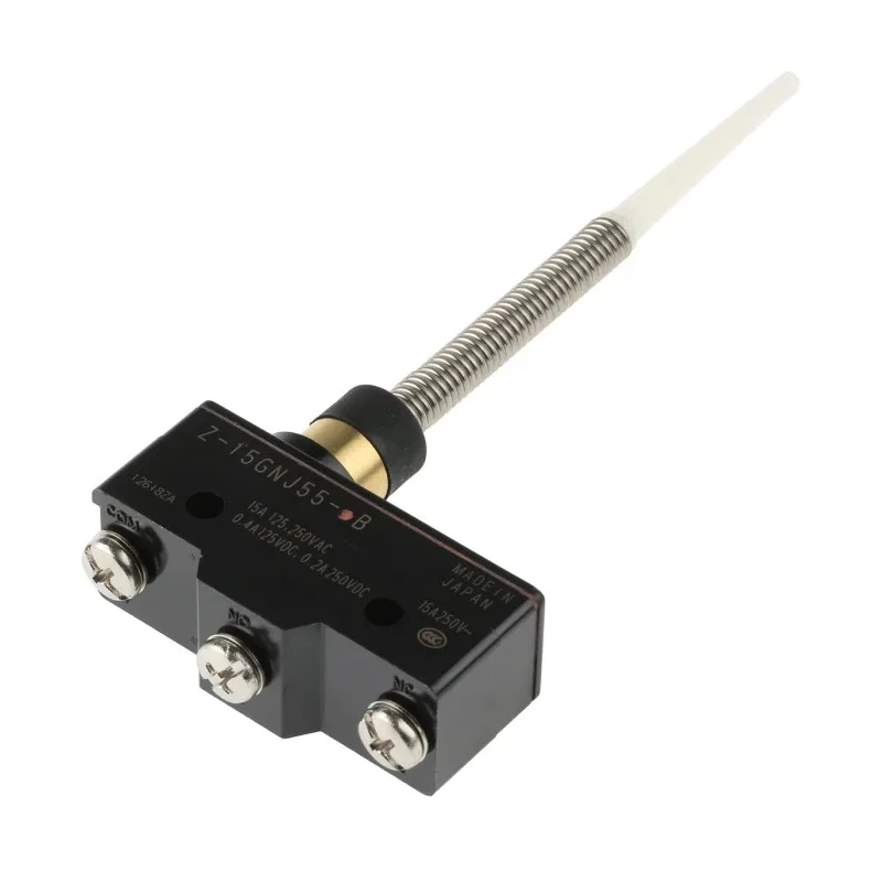 Omron Z Series Coil Spring Limit Switch SPDT Contact Configuration IP62 Thermosetting Resin Housing 500V AC 15A 