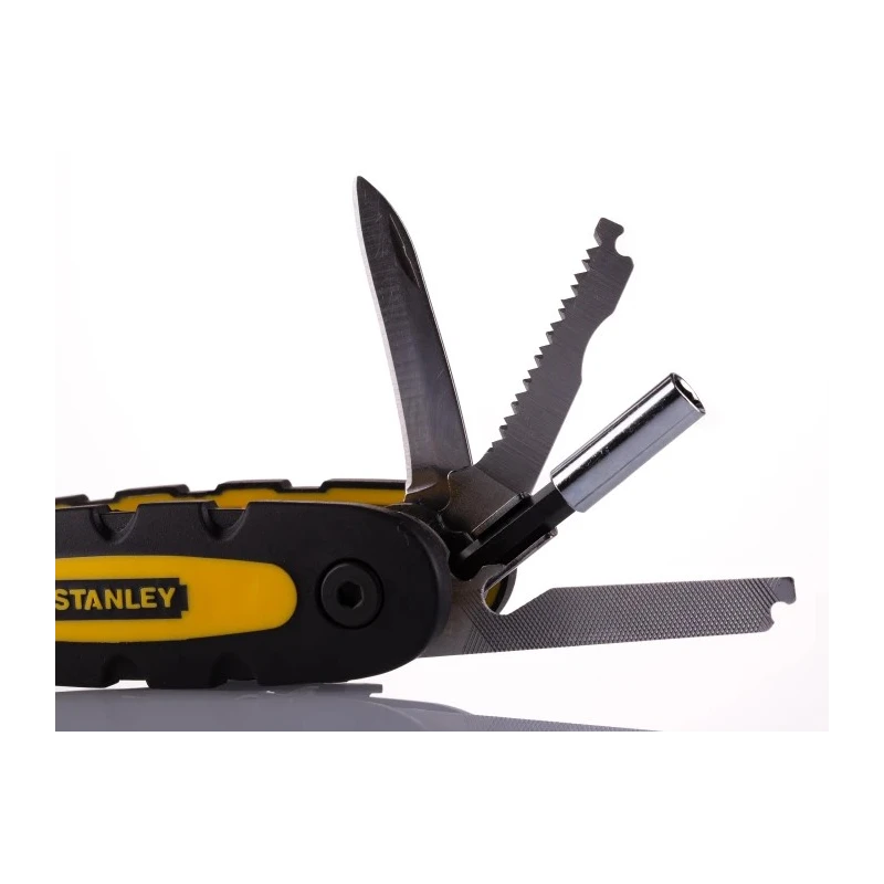 Stanley Professional 14-Tool Multitool Knife Thermoplastic Rubber Handle 128 mm Closed Length STHT0-70695
