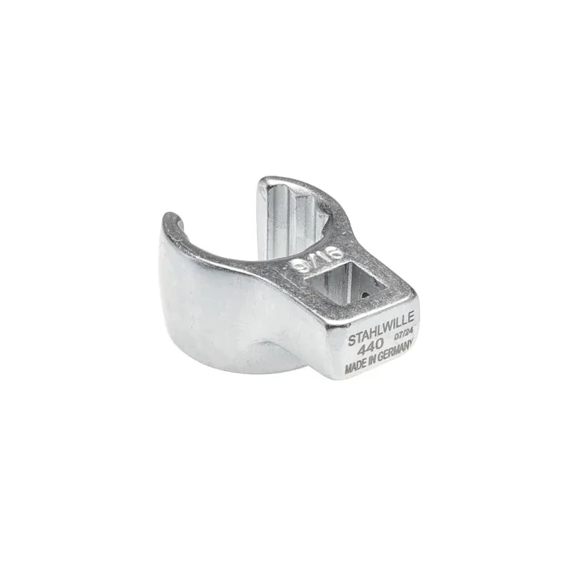 STAHLWILLE Crow Foot Spanner Head 1/4 in Insert Size 1/4 in Chrome Finish 01490034