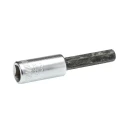 STAHLWILLE 1/4 in Drive 6 mm Bit Square Socket Chrome Alloy Steel 30mm Overall Length 01050006