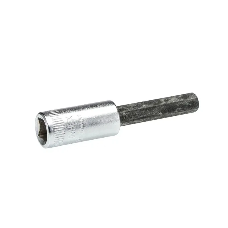STAHLWILLE 1/4 in Drive 6 mm Bit Square Socket Chrome Alloy Steel 30mm Overall Length 01050006