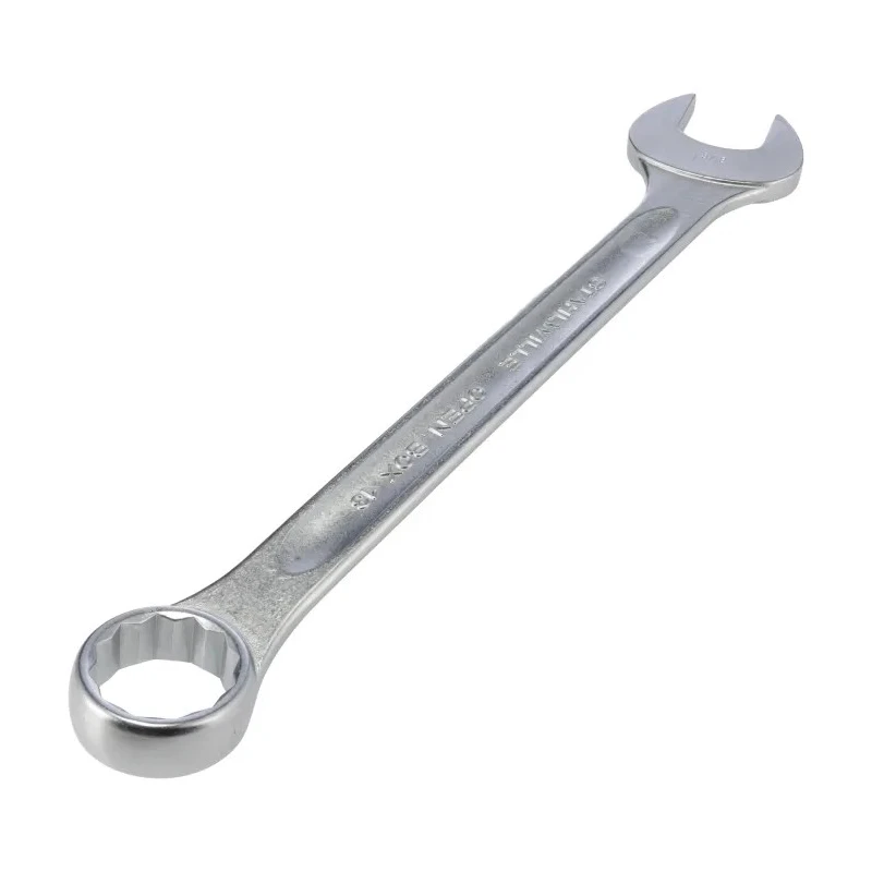 STAHLWILLE Combination Spanner 1 3/16 Inch Size, Chrome Steel, Chrome Finish, 335mm Length 40485454