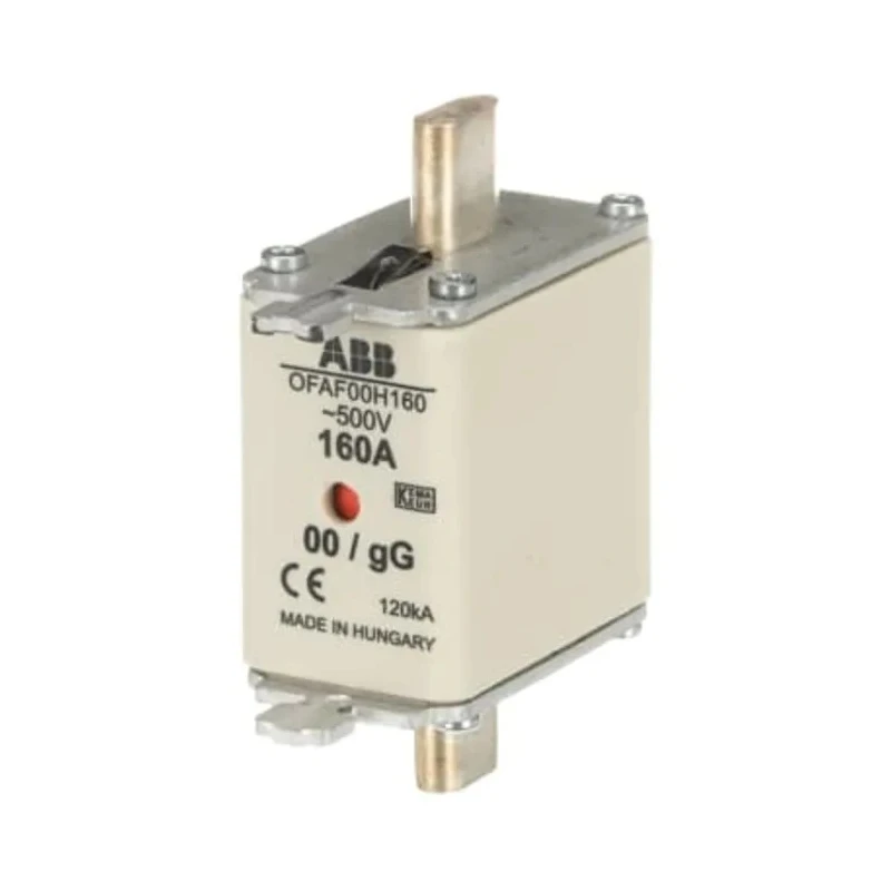 ABB 160A Centred Tag Fuse NH00 500V OFAF00H160 1SCA022627R1710