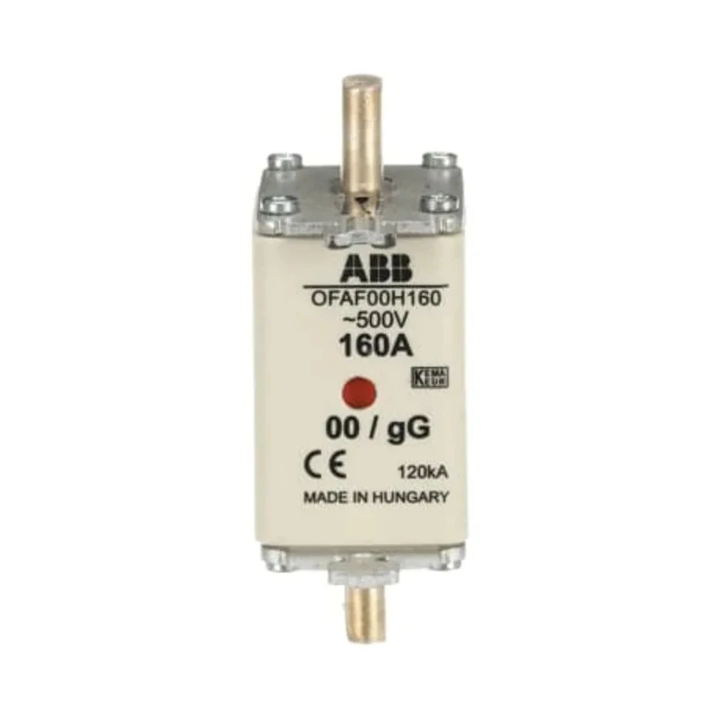ABB 160A Centred Tag Fuse NH00 500V OFAF00H160 1SCA022627R1710