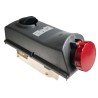 Scame 63A 415V IP67 Red Panel Mount Industrial Power Connector 3P+N+PE IP67
