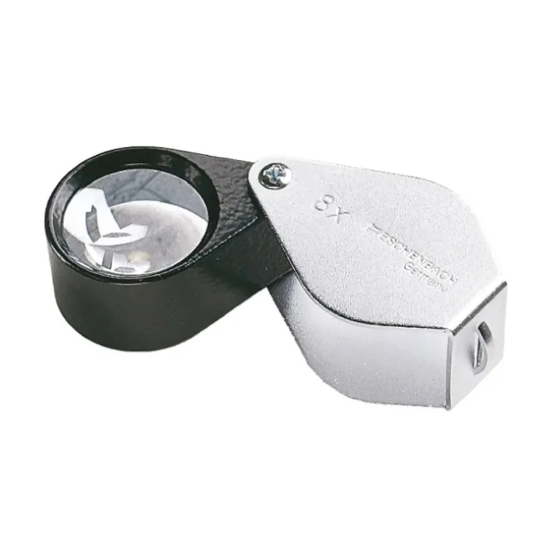 Eschenbach Metal Precision Folding Jewellers Loupe Magnifier 8x Magnification 21 mm Diameter 11768