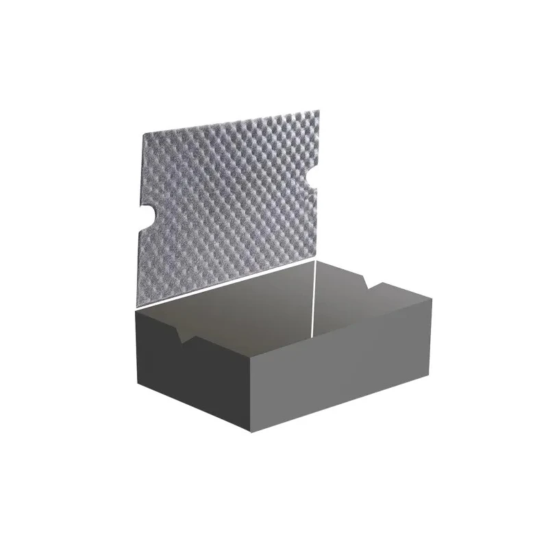 Zarges K470 Rectangular Foam Insert Black 550mm x 350mm x 220mm For Use With K470 Case Model 40568, K450 Case Model 43863