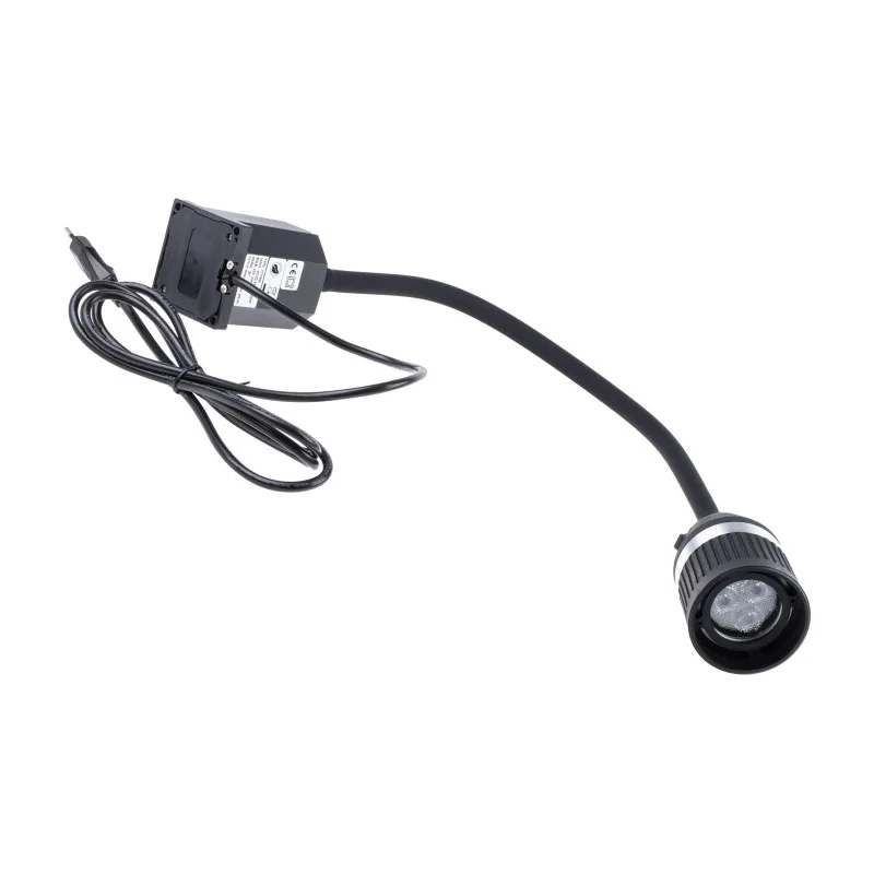 RS PRO LED Machine Light 3 W 277V AC Flexible Neck 520 mm Arm Length 1.8 m Cable IP20 777-7959