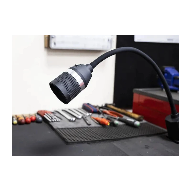 RS PRO LED Machine Light 3 W 277V AC Flexible Neck 520 mm Arm Length 1.8 m Cable IP20 777-7959