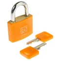 RS PRO Key Brass Padlock, 6 mm Shackle Diameter, 43 mm Body Width, Brass Material 781-6010