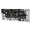 RS PRO 13A White 3 Gang Plug Socket Indoor Type G Surface Mount Rocker Switch 230V 776-8435