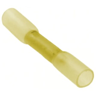 TE Connectivity Insulated Yellow Butt Wire Splice Connector, Tin-Plated Copper, 10-12 AWG, 1.76mm Length 8-55826-3