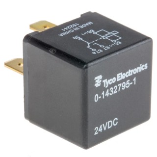TE Connectivity Automotive Relay SPDT 24V DC Coil Voltage 30A Switching Current 1432795-1