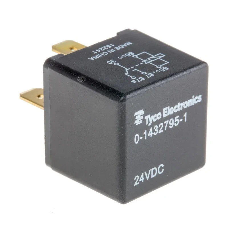 TE Connectivity Automotive Relay SPDT 24V DC Coil Voltage 30A Switching Current 1432795-1