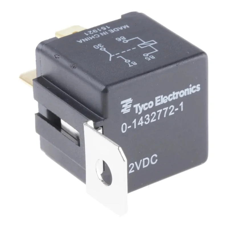 TE Connectivity Automotive Relay 12V Coil Voltage 30A Switching Current SPST 1432772-1
