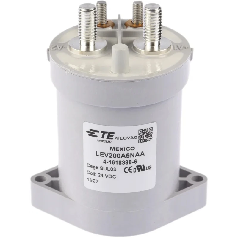 TE Connectivity LEV200 Safety Contactor 1-Pole 24V DC Coil 500A Contact Current 900V Contact Voltage LEV200