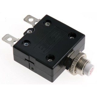 TE Connectivity Thermal Circuit Breaker 10A Current Rating 1-Pole Direct Mount 0 to +60 °C W54-XB1A4A10-10