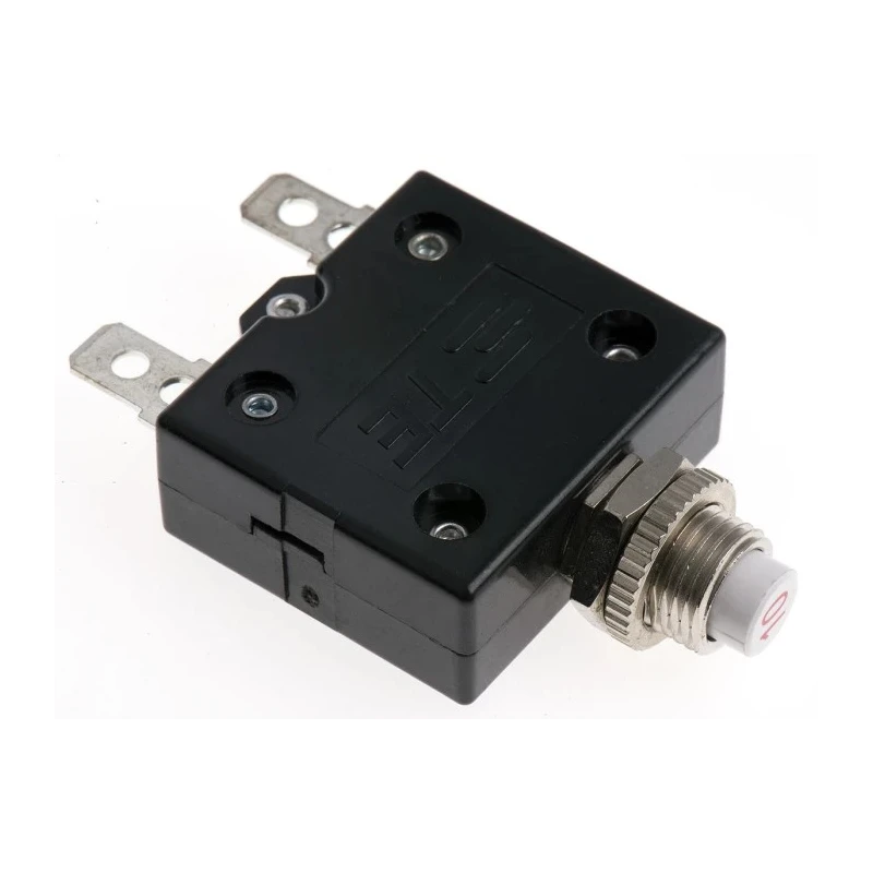 TE Connectivity Thermal Circuit Breaker 10A Current Rating 1-Pole Direct Mount 0 to +60 °C W54-XB1A4A10-10