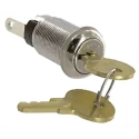TE Connectivity High Security Key Switch SPST 1A 12V AC 2-Position Latching Zinc Alloy Housing 2SWK132AL101