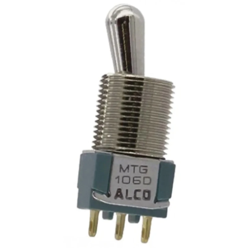 TE Connectivity Panel Mount Toggle Switch SPDT On-On 4A 28 V dc 125 V ac MTG106D