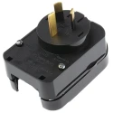 PowerConnections Mains Connector Converter Europe to Australia 10A 250V SAN3-BK-NR