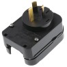 PowerConnections Mains Connector Converter Europe to Australia 10A 250V SAN3-BK-NR
