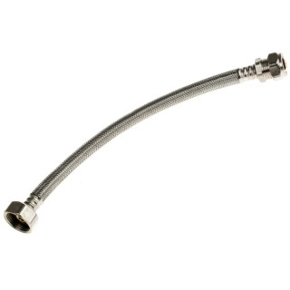 RS PRO Hose Assembly 15 mm Female, 300 mm Long BSPF Stainless Steel Braided EPDM Brass 784-5699