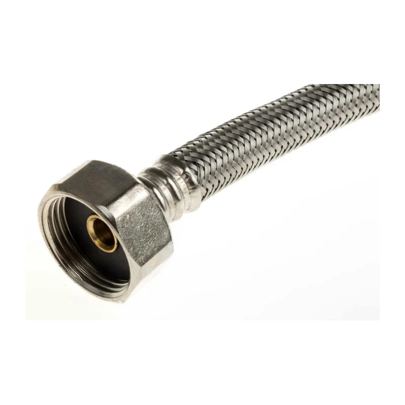 RS PRO Hose Assembly 15 mm Female, 300 mm Long BSPF Stainless Steel Braided EPDM Brass 784-5699
