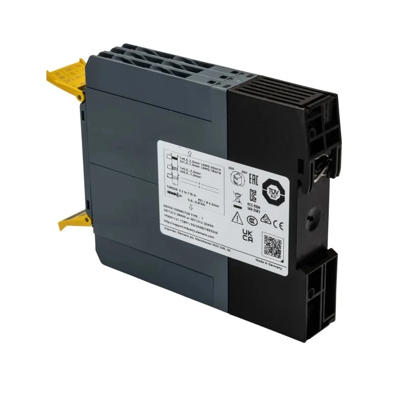 Siemens 24V DC Safety Relay with 4 Safety Contacts, Screw Terminals, Safety Category 4, Model 3SK1121-1CB41