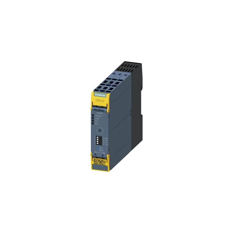 Siemens 24V DC Safety Relay with 4 Safety Contacts, IP67 Rated, Time Delay, Spring Terminal 3SK1121-2CB41