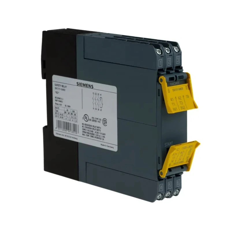 Siemens Safety Relay 4 Safety Contacts, Screw Terminal, 110-240V AC/DC, IP20, 3SK1111-1AW20
