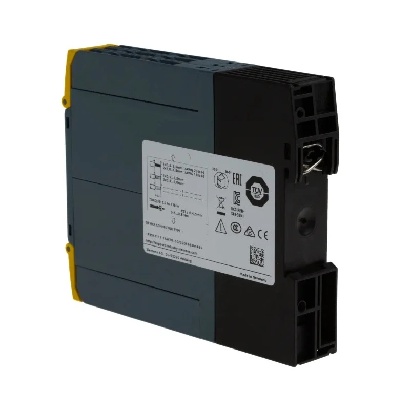 Siemens Safety Relay 4 Safety Contacts, Screw Terminal, 110-240V AC/DC, IP20, 3SK1111-1AW20