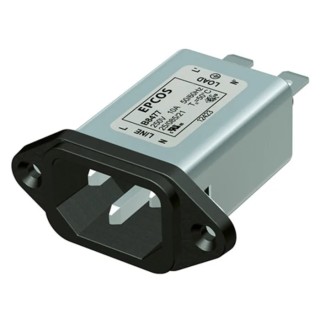 TDK 6A 250 V AC 250V DC Panel Mount IEC Filter with Tab Termination B84771C0006A000