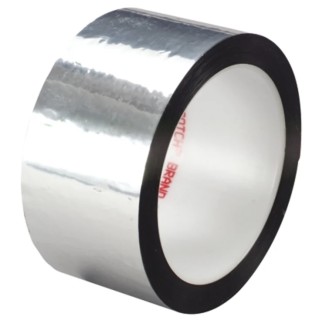 3M Silver Scotch Masking Tape Polyester Backing Acrylic Adhesive 50mm x 66m 0.05mm Thickness 850 850 50mm x 66M silver