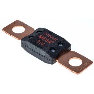 Littelfuse 80A Red MEGA Blade Size Car Fuse 32V dc Time Delay MEGA 0298080.ZXEH