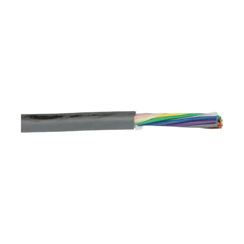 Alpha Wire Ecogen Ecocable Control Cable, 9 Cores, 0.28mm² 24 AWG, Unscreened, 30 m, Grey Modified Polyphenylene 77005 SL005