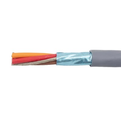 Alpha Wire Ecogen Ecocable Control Cable, 4 Cores, 0.81mm² 18 AWG, Screened, 30 m, Grey Modified Polyphenylene 77127 SL005