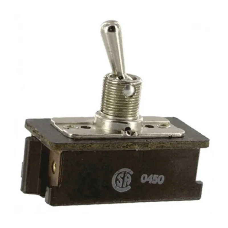 TE Connectivity Toggle Switch Panel Mount On-Off-On DPST Screw Terminal 125V ac 7360K8