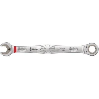 Wera Combination Ratchet Spanner Nickel Chrome Plated, 159mm Overall Length, 3/8 in 05073281001