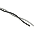 TE Connectivity SPEC 44 Series 0.24 mm² Black, White Hook Up Wire, 24 AWG, 19x36 AWG Core Strands, 100m 44A0121-24-0/9